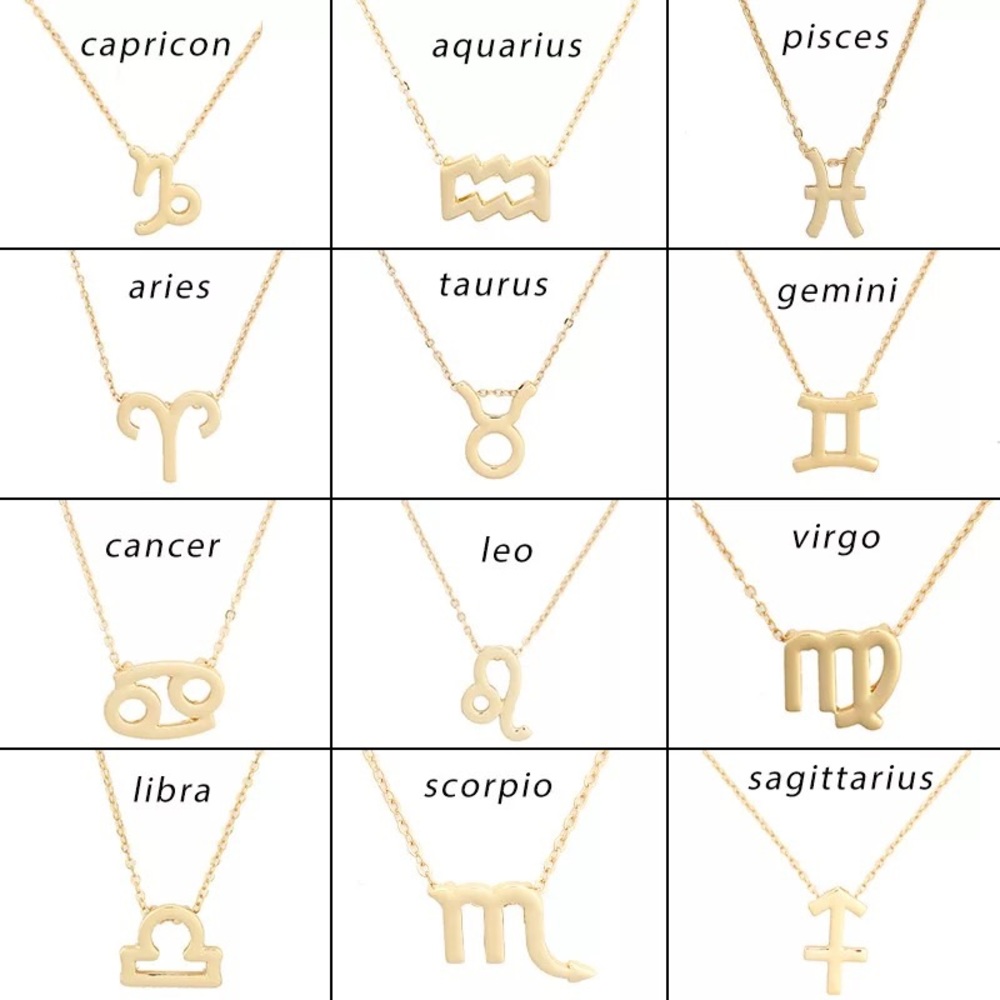 Astrological Zodiac Sign Star Sign Necklace - Picture 3 of 4